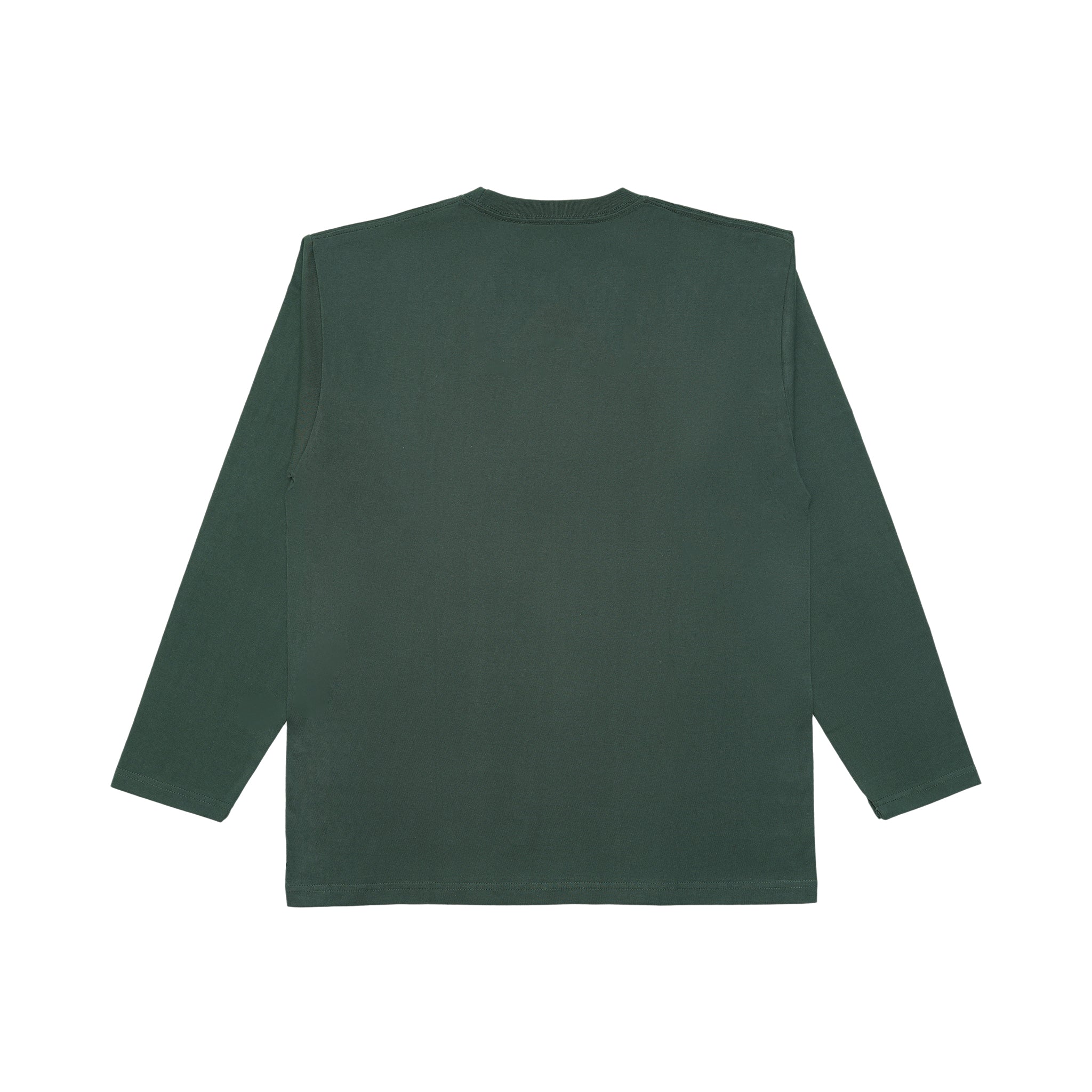 Japanese Heavyweight Long Sleeve Tee Unisex (Dark Green)