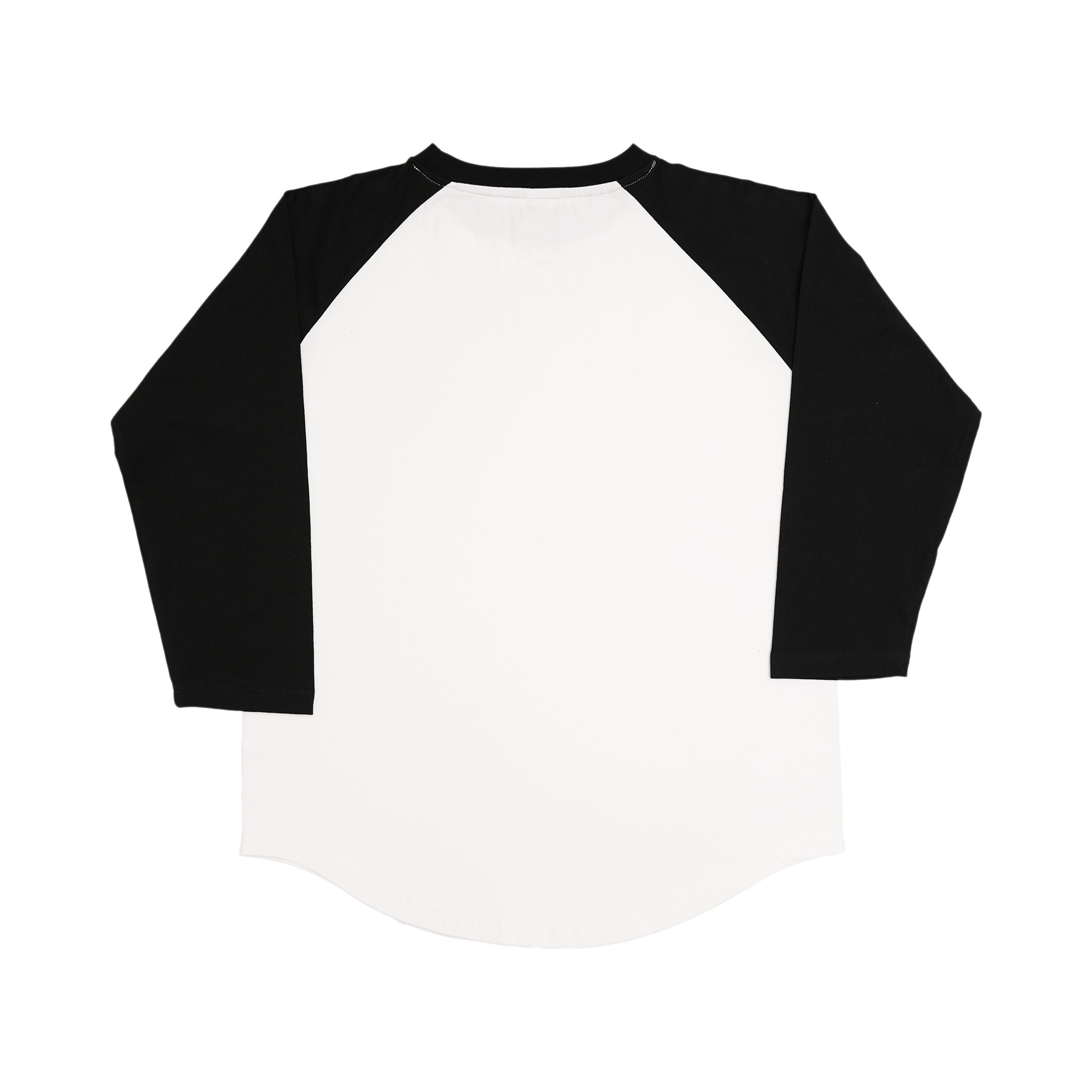 Japanese Heavyweight Raglan 3/4 Sleeve Tee Unisex (White+ Black Sleeve)